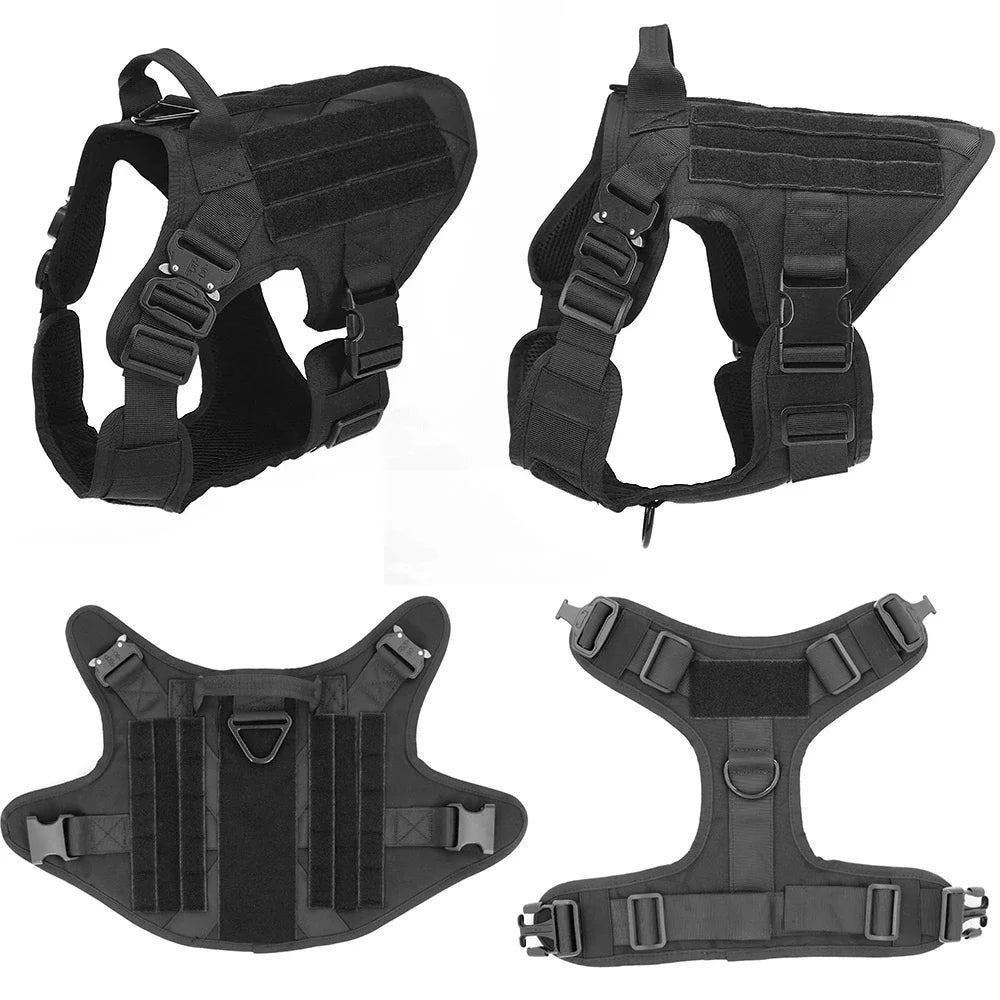 1000D Nylon Camouflage Dog Harness