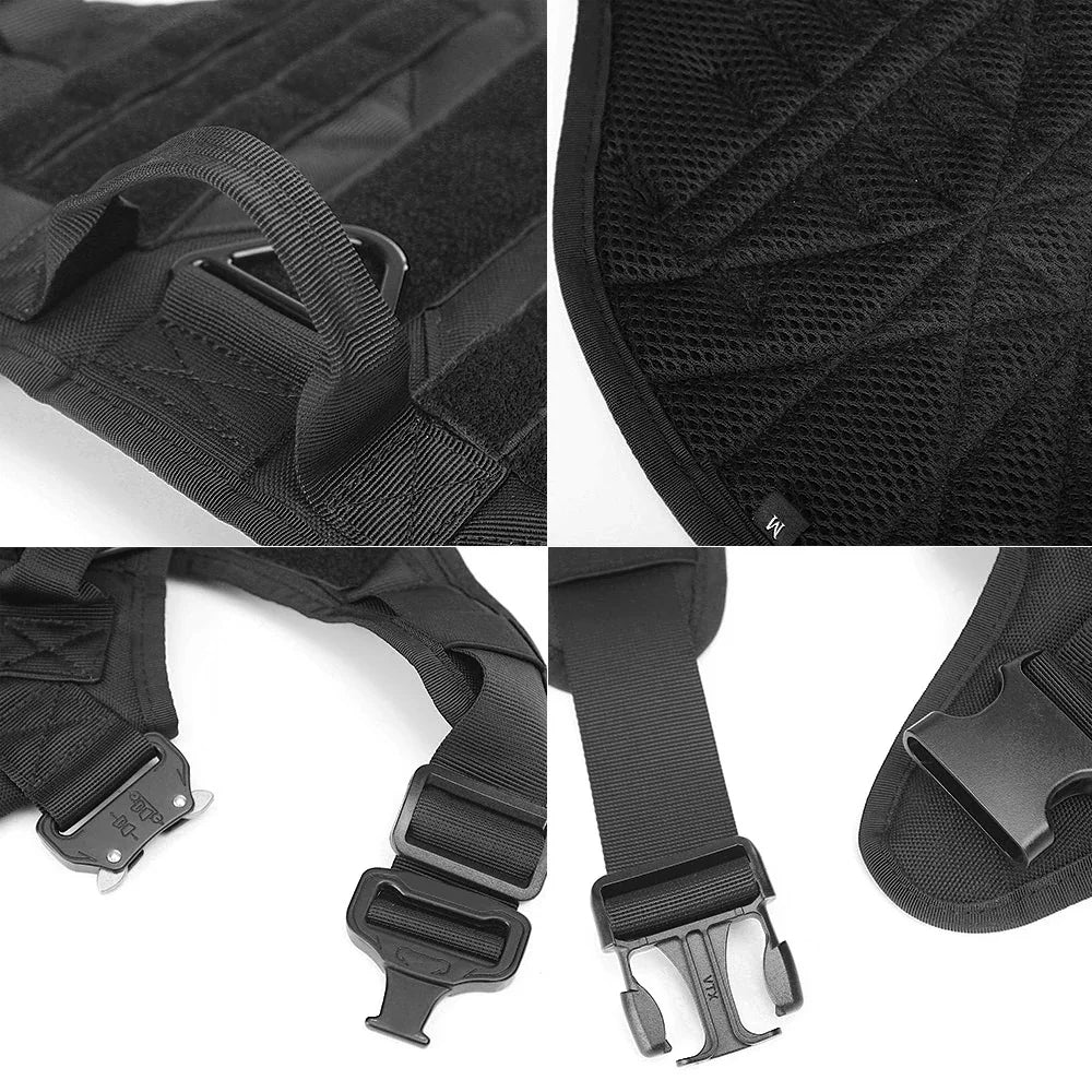 1000D Nylon Camouflage Dog Harness