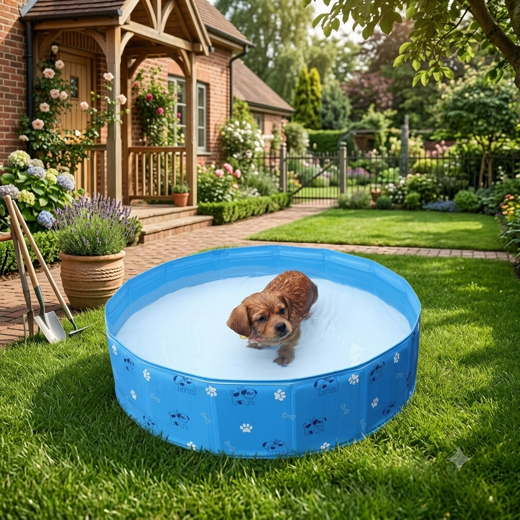 PVC folding pet bathtub