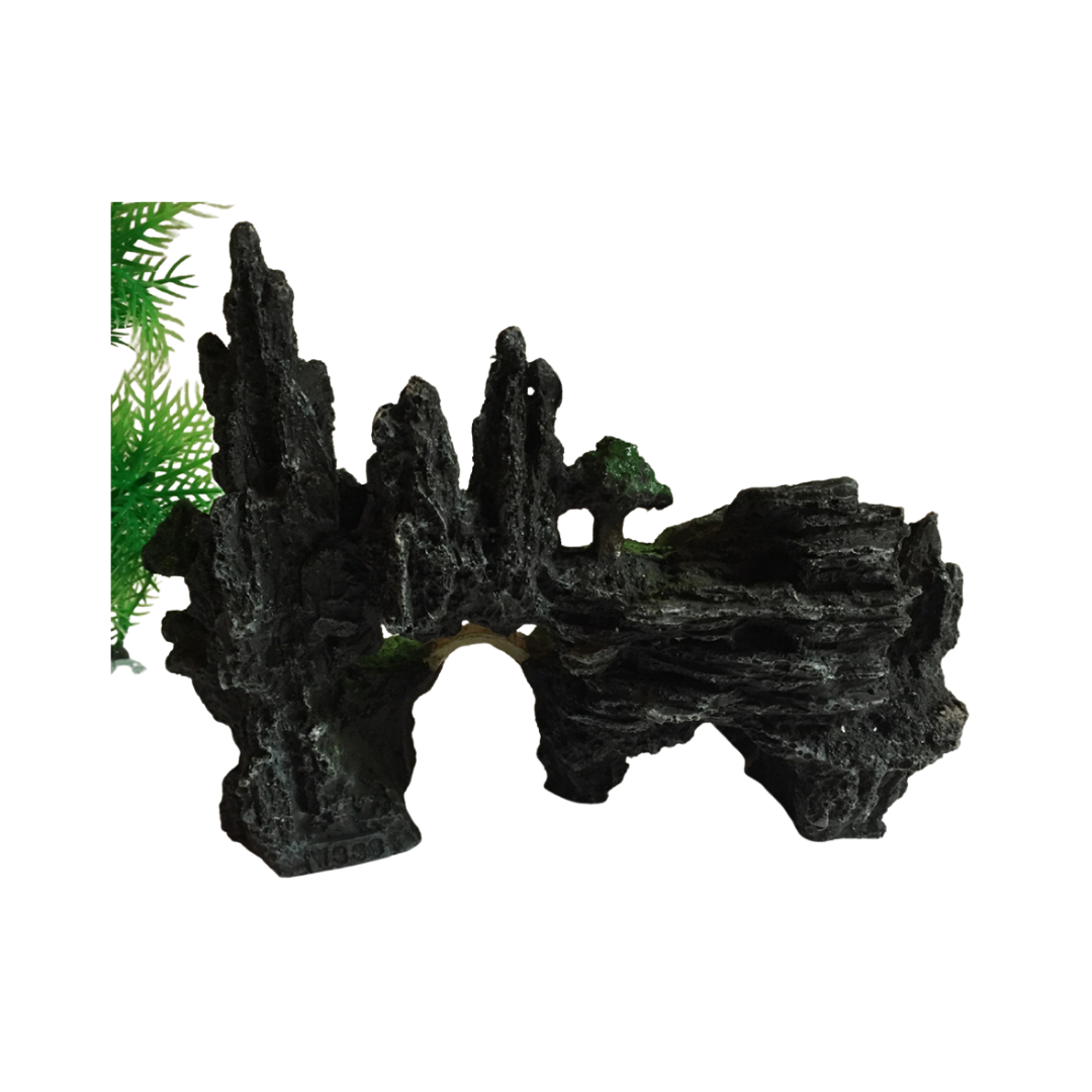 Simulation resin rockery