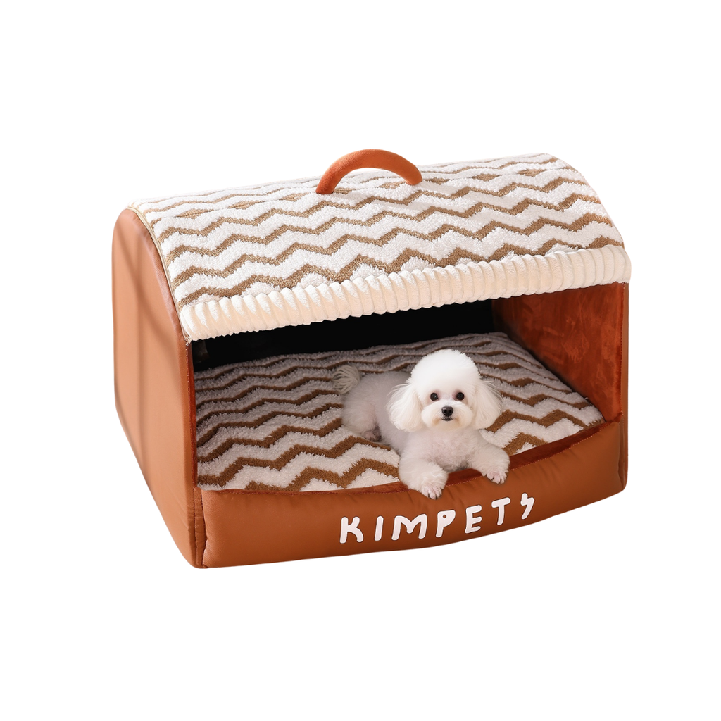 Houndstooth Drawer Nest Semi-enclosed Kennel